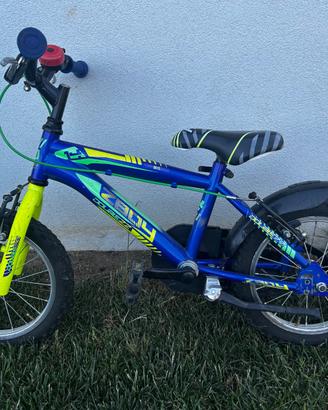 Bicicletta bambini blu Doublezz
