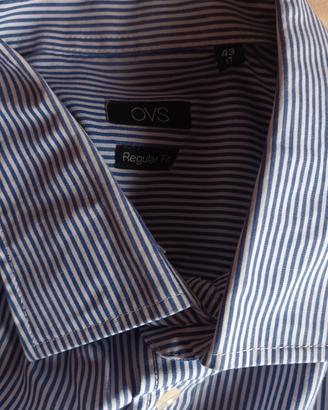 Camicia uomo, manica lunga, tg. 43