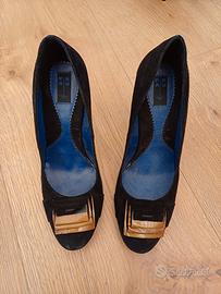 Scarpe décolleté Frau nere