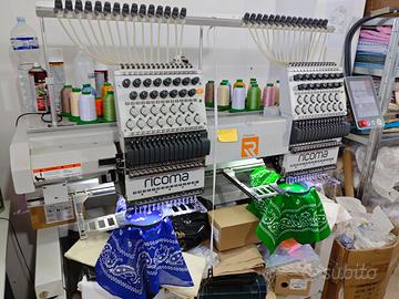 MACCHINA DA RICAMO RICAMATRICE MULTITESTA