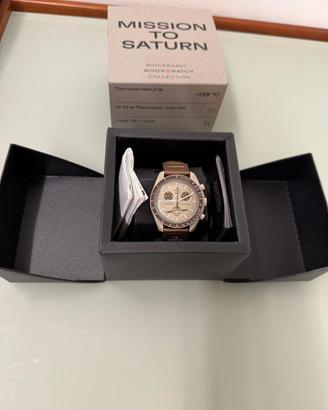 orologio Swatch Moonwatch by Omega Saturno