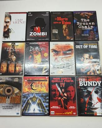 LOTTO 12 FILM DVD HORROR, THRILLER E CULT