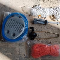 Kit imbarcazione ancora cuffia motore e cima
