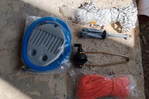 Kit imbarcazione ancora cuffia motore e cima