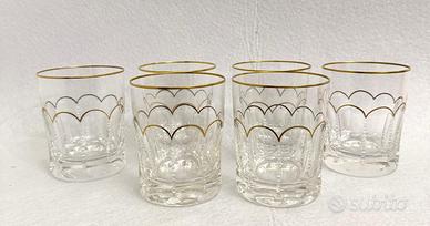 Bicchieri in cristallo francese