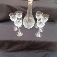 set liquore cristallo