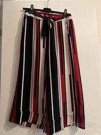 Pantalone a palazzo rigato