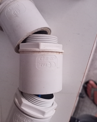 Raccordo tubo scatola ip 67 diam 32