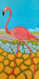 Quadro dipinto con colori acrilici