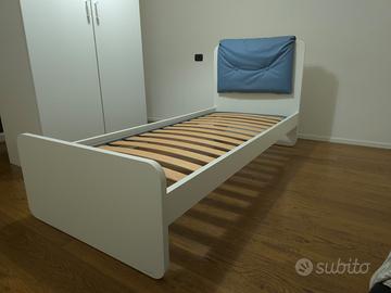 Letto singolo 80×190 di qualità – con rete