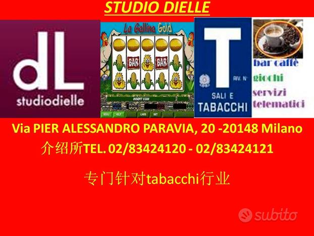 Rif. 74 bar tabacchi di paese aggi 250.000