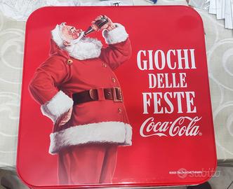 box coca cola natalizia con giochi