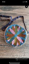 Borsa perline colorate