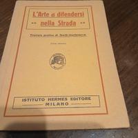 Raro Manuale Autodifesa 1929 - L'Arte di difenders
