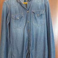 camicia jeans benetton 