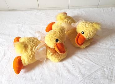 Peluche bambola giocattolo coppia Pulcini Paperini
