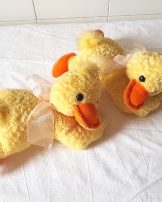 Peluche bambola giocattolo coppia Pulcini Paperini