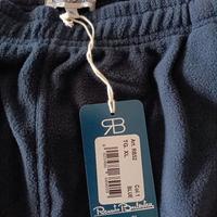 Pantaloni uomo XL in pile blu Renato Balestra