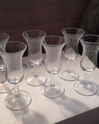 n. 6 bicchieri grappa