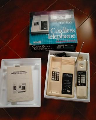 "SUPERFONE" CT-800 CORDLESS TELEFHONE anni '90