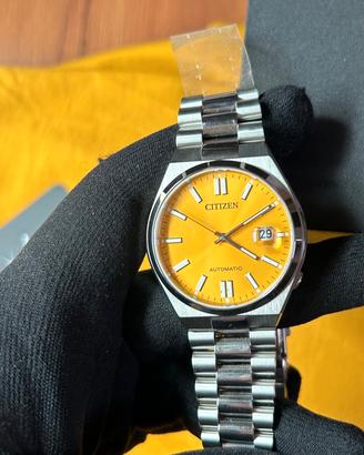Citizen Tsuyosa  40mm quadrantel giallo 