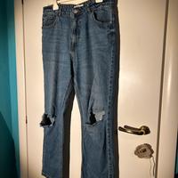 Jeans, donna, vita alta, taglia XL