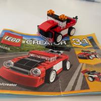 Lego creator 31055 bolide rosso