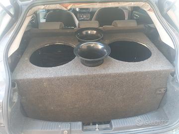 box cassone doppio subwoofer da 38