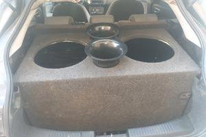 box cassone doppio subwoofer da 38