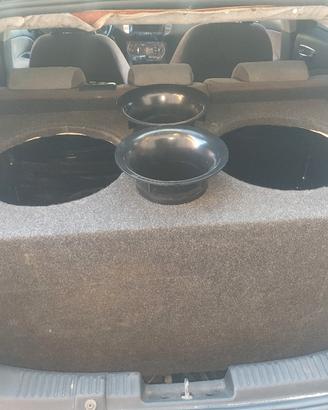 box cassone doppio subwoofer da 38
