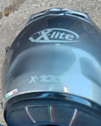 casco xlite x1003 grigio titanio molto usato 