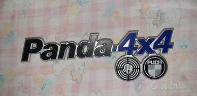 Scritta logo badge Fiat Panda 4x4