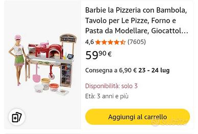 pizzeria set barbie
