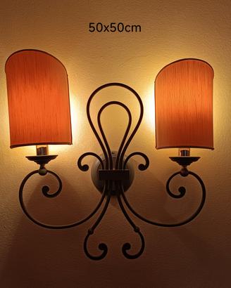 Lampada applique in ferro