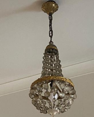 Lampadario a gocce cristallo