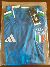 Maglia ufficiale Italia Home Adidas Europei 2024 S