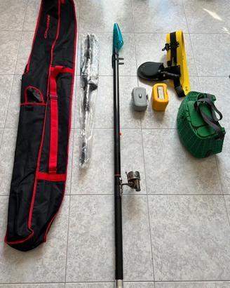CANNE DA PESCA + ACCESSORI