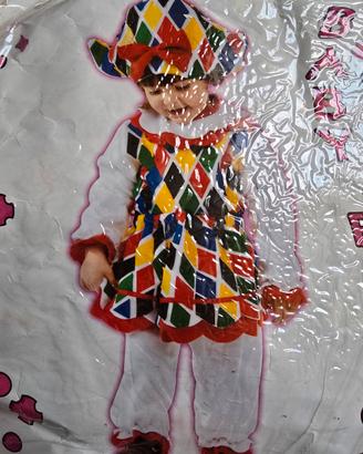 vestito di carnevale arlecchino baby