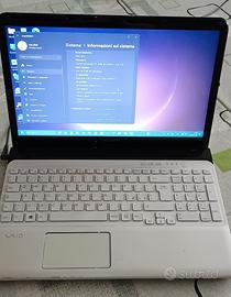 SONY VAIO WINDOWS 11 SSD RAM 4GB DDR3 CARICATORE 