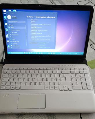 SONY VAIO WINDOWS 11 SSD RAM 4GB DDR3 CARICATORE 