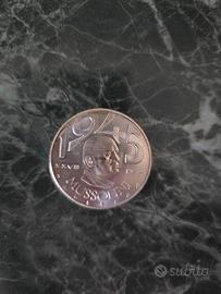 Moneta 20 lire Mussolini 1945