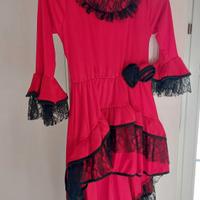 costume carnevale spagnola per bambina