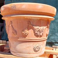 VASI IN TERRACOTTA DI SIENA DIAMETRO 60 CM