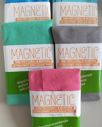 1 Panno Magnetic Magico Pulizia Microfibra 44x44