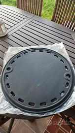 Piastra ghisa per BBQ barbeque cottura