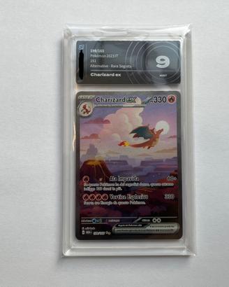 Carta Pokemon - Charizard EX 199/165 MINT
