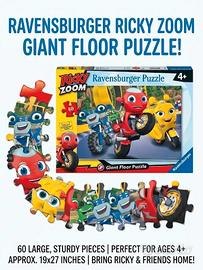 Puzzle Gigante Ricky Zoom Ravensburger 60 Pezzi