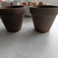 Set 2 vasi cotto antichizzato