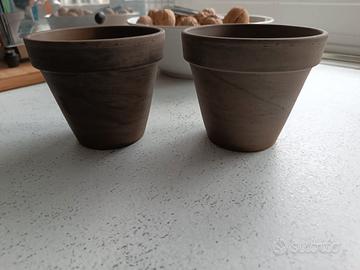 Set 2 vasi cotto antichizzato