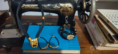 Set Bijoux Vintage Anni '80 con Maschere Teatrali